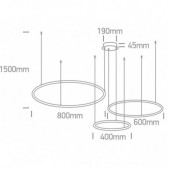 65W LED pakabinamas...
