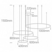 100W LED pakabinamas...