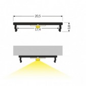 LED juostos profilis FIX16,...