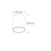 10W LED cilindro formos...