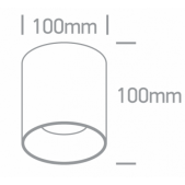 18W LED cilindro formos...