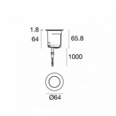 4,5W LED įleidžiamas į...