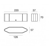 21W LED paviršinis lauko...