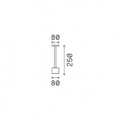 8W LED pastatomas lauko...