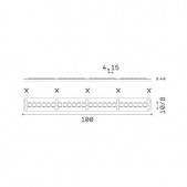 10W/m LED juosta, 240LED/m,...