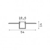 LED užglaistomas profilis...