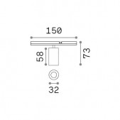 5W LED akcentinis...