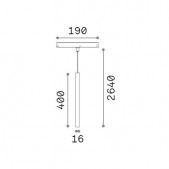 5,5W LED pakabinamas...