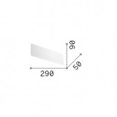 12,5W LED sieninis...