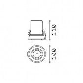 12W LED įleidžiamo...