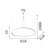 56W LED pakabinamas...