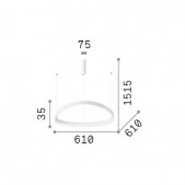 47W LED pakabinamas...