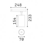 25W LED akcentinis...