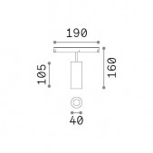 12W LED akcentinis...