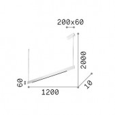 36W LED pakabinamas...