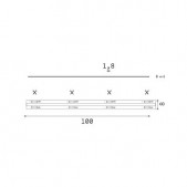 8W/m LED COB juosta, CRI90,...