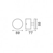 8W LED sieninis fasado...