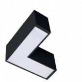 8W LED L formos jungtis,...