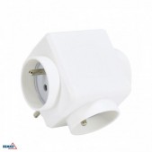 Trivietis lizdo adapteris,...