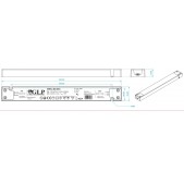 60W LED maitinimo šaltinis...