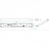 100W LED maitinimo šaltinis...