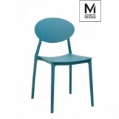 Kėdė FLEX, mėlyna, plastikinė