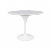 Stalas TULIP MARBLE, baltas
