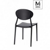 Kėdė FLEX, juoda, plastikinė