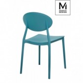 Kėdė FLEX, mėlyna, plastikinė