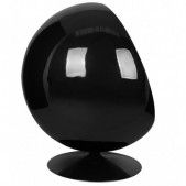 Fotelis BALL, juodas