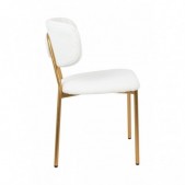 Kėdė FABIOLA BOUCLE, balta