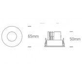 6,5W LED įleidžiamas...