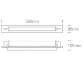 18W LED veidrodžio...