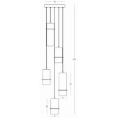21W LED pakabinamas...