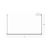 32W LED pakabinamas...
