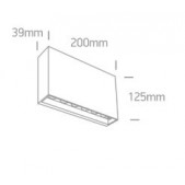 6W LED sieninis šviestuvas,...
