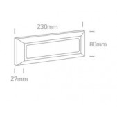 3,5W LED sieninis...