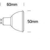 6W LED lemputė, GU10, MR16,...