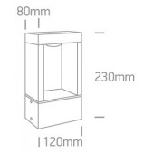 10W LED pastatomas lauko...