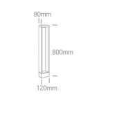 10W LED pastatomas lauko...