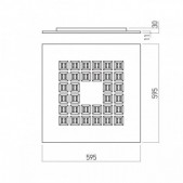40W LED panelė XCOMB,...