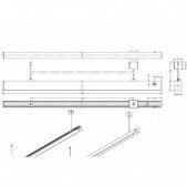 48W pakabinamas linijinis...