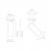 8W LED įleidžiamo montavimo...