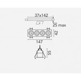 10,8W LED įleidžiamas...