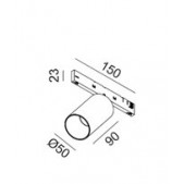 10,8W LED šviestuvas TUB M...