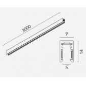 Magnetinis bėgelis THE...