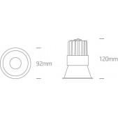 15W LED įleidžiamas...