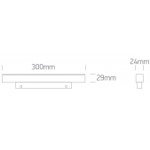 8W LED linijinis šviestuvas...
