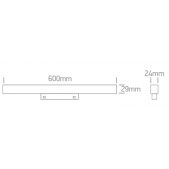 16W LED linijinis...