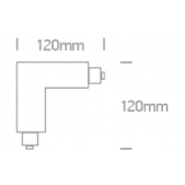 3 fazių bėgelio L formos...